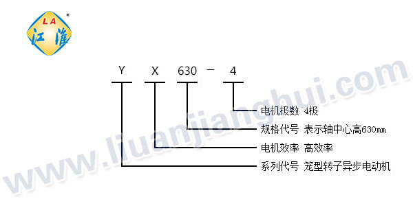 YX高效節能高壓三相異步電動機_型號意義說明_六安江淮電機有限公司